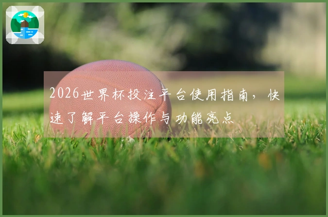 2026世界杯投注平台使用指南，快速了解平台操作与功能亮点